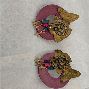 Fish earrings. Very cute